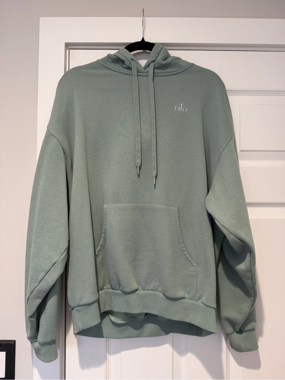 Auth. ✅ RARE ALO Yoga “Botancial Green” Accolade Hoodie Size Medium 💚